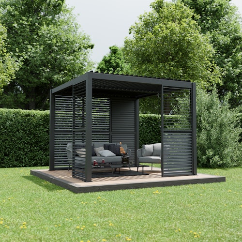 Ximax Lamellenwand (verstellbar) für Lamellendach Pergola Shade