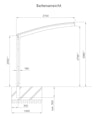 Vorschaubild Ximax Carport Portoforte Typ 60 555 x 270 cm