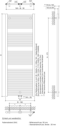 Ximax Badheizkörper TIP