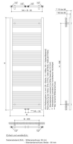 Ximax Badheizkörper C1