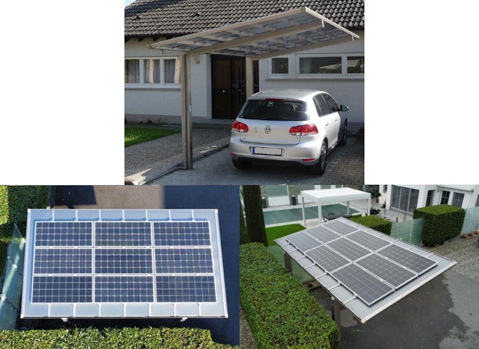 Ximax Solar-Carport Linea Typ 60 555 x 272 cm