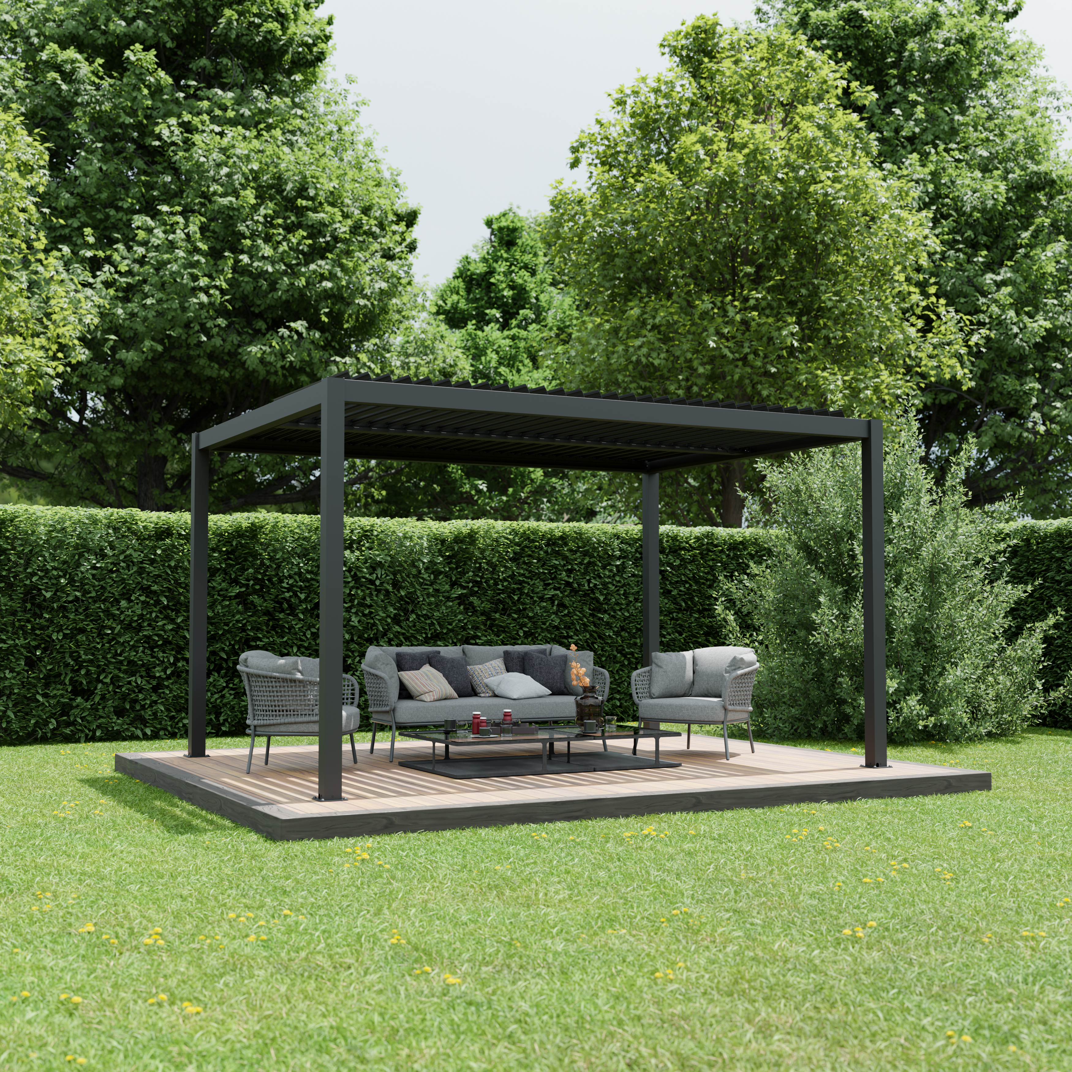 Ximax Lamellendach Pergola Shade freistehend