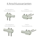 Vorschaubild Ximax Mittenanschlussgarnitur Multiblock-Set universal chrom