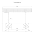 Vorschaubild Ximax Carport Portoforte Typ 60 495 x 240 cm